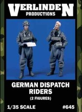 Verlinden - German Dispatch Holder (2 Figures) 1:35 (Art.645) Modeling Kit