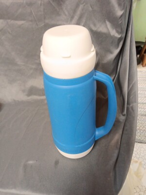 Thermos Limited Blue Hot Cold 1 Liter Model 36-100 Insulated Thermos Used Read