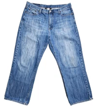 Lucky Brand 181 Bootcut Jeans Men's 36x29 Blue Cotton Denim