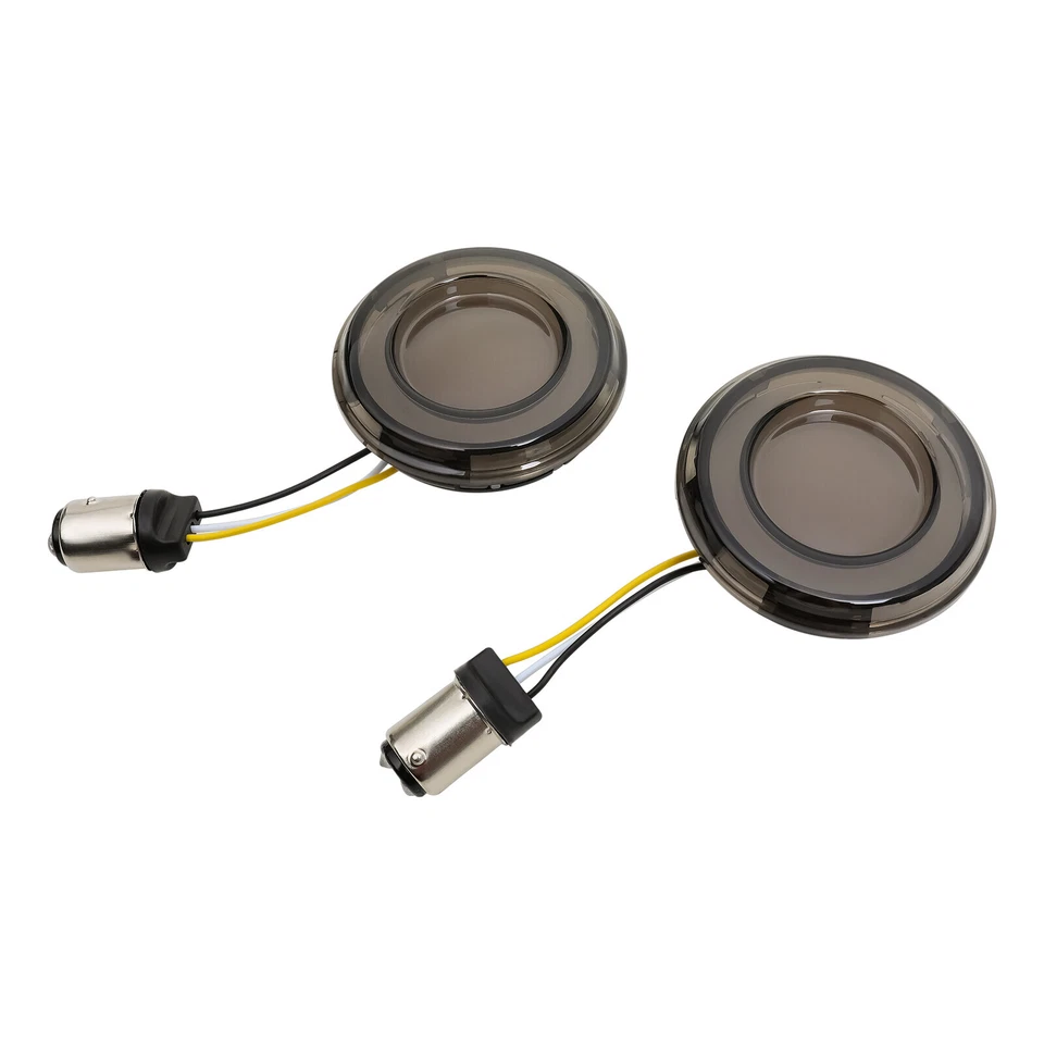 4X 1157 LED Front Rear Turn Signal Lights For Harley Davidson Touring Road Glide Foto 4 de 4