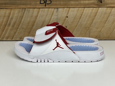 Jordan Hydro XI Retro Slides Size-8 White Red Black Blue AA1336