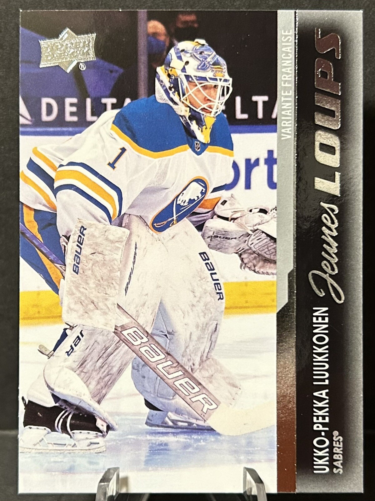 2021-22 Upper Deck Ukko-Pekka Luukkonen Young Guns French Jeunes Loups #202