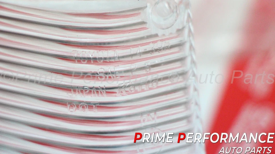 Cubierta de lente de luz de estacionamiento esquina delantera derecha Toyota Celica 1976-1977 81611-14070 Foto 3 de 4