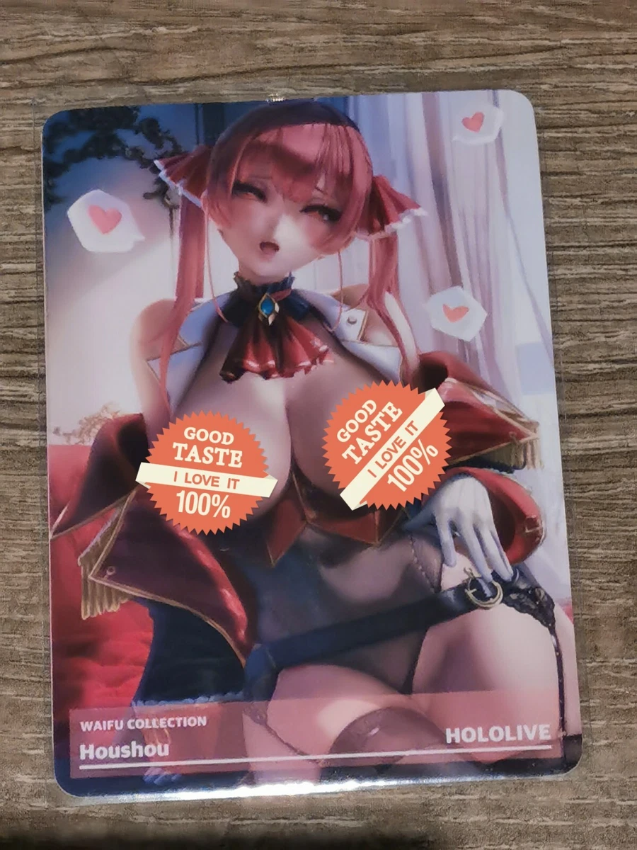 Hololive inspired Ooh la la Waifu beauty custom card Houshou | eBay