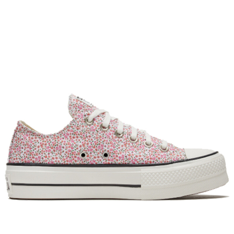 Chuck Taylor All Star Lift Ox Egret/Multi/Black 568378C VINTAGE