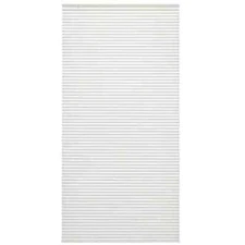 White Cordless Light Filtering 1 in. Slats Vinyl Mini Blind - 29"W x 64"L