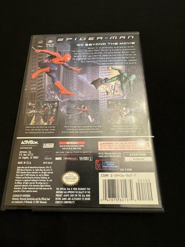 Spider-Man Nintendo GameCube 2002 Black Label Tested Works - Picture 2 of 3