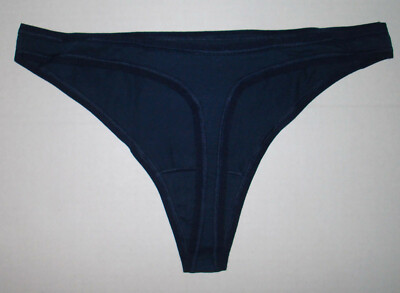 NOBO NO BOUNDARIES DARK BLUE THONG PANTIES L LARGE JUNIORS | eBay