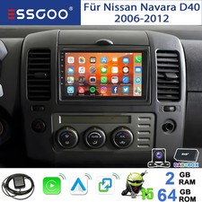 Android 15 2+64G Für Nissan Navara D40 2006-2012 Autoradio Carplay GPS WIFI DAB+