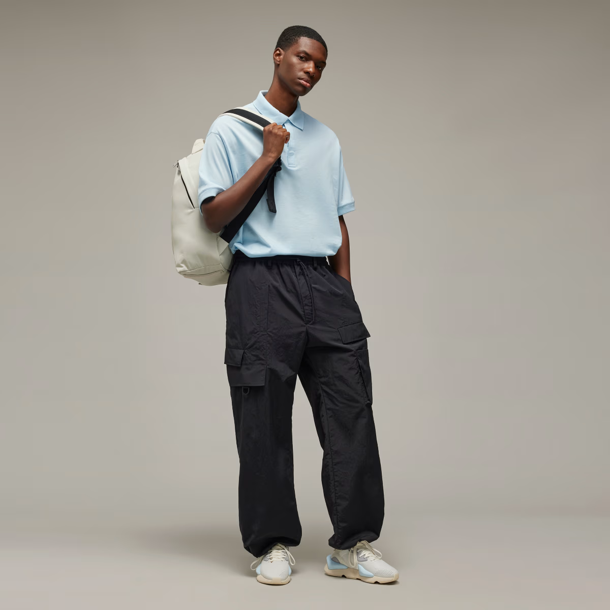 Adidas Y-3 Crinkle Nylon Cargo Pants SMALL RETAIL $450 | eBay