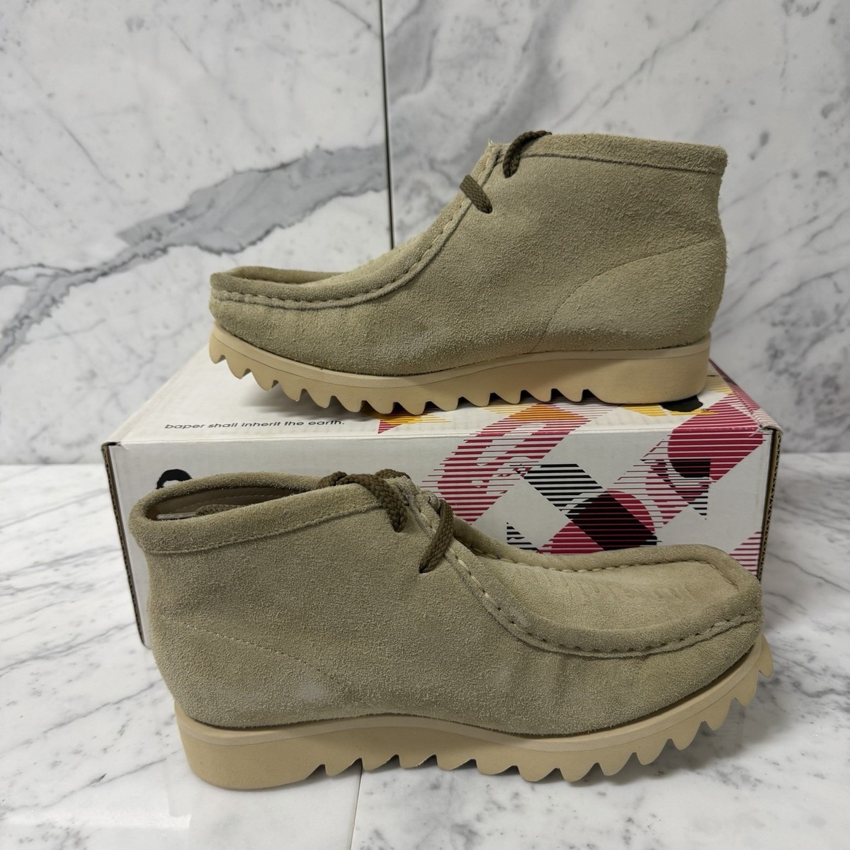 Size 8 - A Bathing Ape Bape Manhunt Beige View 2