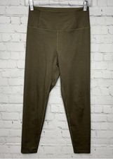 Girlfriend Collective RIB High-Rise Leggings Green Small