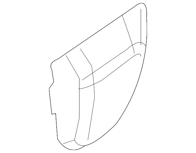 Genuine Porsche 2005-2008 Boxster Cayman Bumper Guard Pad 987-505-626-00-G2X