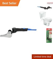 Universal Toilet Handle Chrome Metal Adjustable Tank Lever for Most Toilets