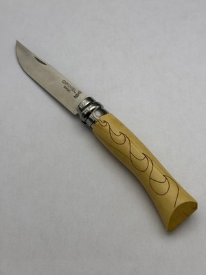 Opinel Knife 07 Waves Design 