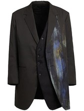 Yohji Yamamoto - Men - Printed jacket - Black