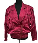 VTG 90’s Bocoo Women's Windbreaker Jacket Hot Pink Size Small — photo 2