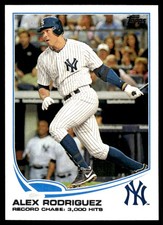 Alex Rodriguez 2013 Topps #303 Yankees MLB READ FREE SHIPPING AutographDen