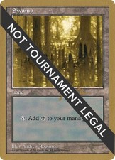 Swamp (442) - 1997 Jakub Slemr (5ED) - Light Play MTG World Championship Decks