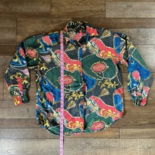90s VINTAGE Size M Basic Editions Silk Shirt ...