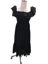 Urban Outfitters Dress Women's Size XS Black 100% Cotton Sleeveless