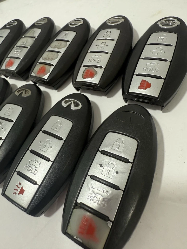 OEM ORIGINAL LOT OF 10 NISSAN & INFINITI SMART KEY LESS ENTRY REMOTE-KR5SWK48903 - Image 4 of 4