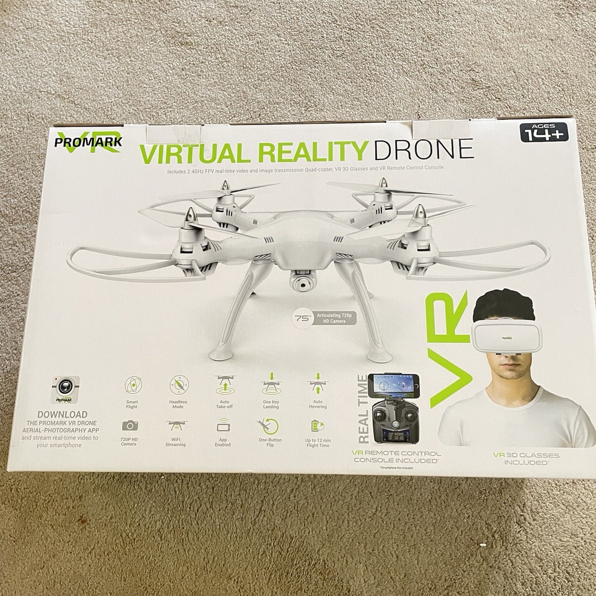 ProMark P70-VR Virtual Reality Drone White for sale online