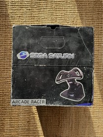 Sega Saturn Arcade Racer Steering Wheel MK-80304 With Daytona USA Game (Boxed)