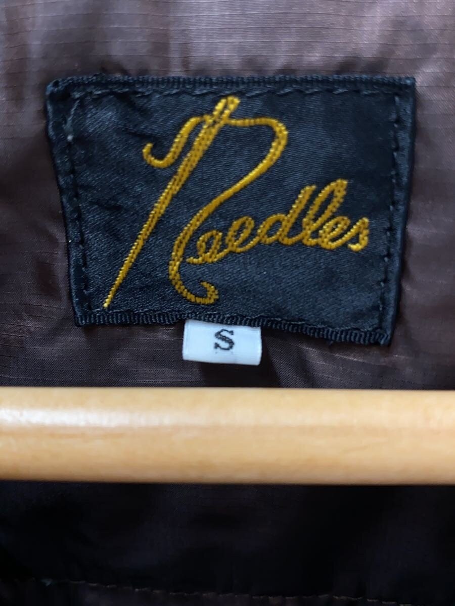 Needles S Down Jacket Polyester Purple Plain Size… - image 4