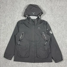 CAMEL CROWN Women's Ski Waterproof Winter Jacket Windproof Large Black 0615