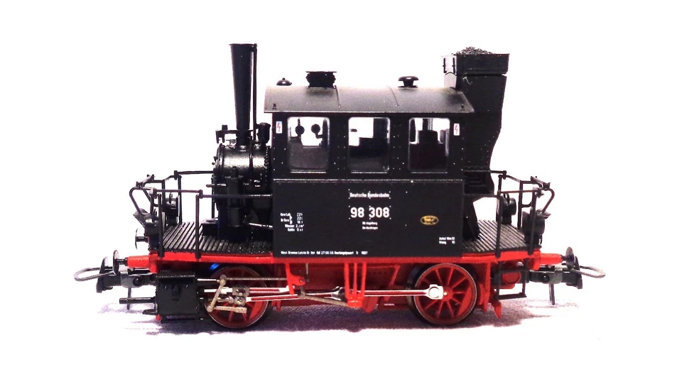 Eisenbahn Zubehör Roco 43255 Dampflok BR 98 308 Glaskasten DB H0 OVP RAR - Bild 3 von 4