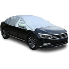 Autoabdeckung Halbgarage Winter, Wetterfeste Auto Abdeckplane Winter,  Halbga...