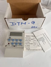 NOS EMX PET-009 DTM-9 24V AC Weekly Programmable Timer Module Switch Control