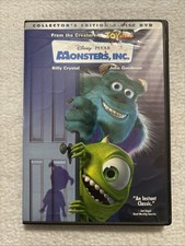 Monsters, Inc. DVD, 2002, 2-Disc Set, Collectors Edition