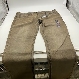 ПРЯМЫЕ ДЖИНСЫ BLU ROCK MENS FLEX STRETCH SLIM FIT - РАЗМЕР МУЖСКИЕ 38X31 - СЕРЫЙ 6990₽