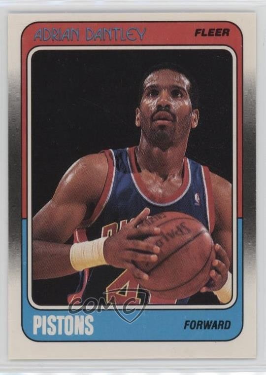 1988-89 Fleer Adrian Dantley #39 HOF 8d4