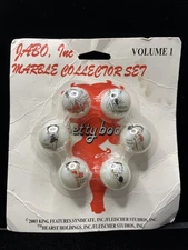 Jabo Inc Betty Boob Glass Marble Collector Set Vol.1, 2003, NOS, Packaging Damag