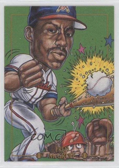 1993 Cardtoons Fred McGruff Fred McGriff #45 HOF