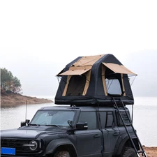 Foldable 2-3 People Amphibious Inflatable Car Roof Top Tent For Camping Outdoor