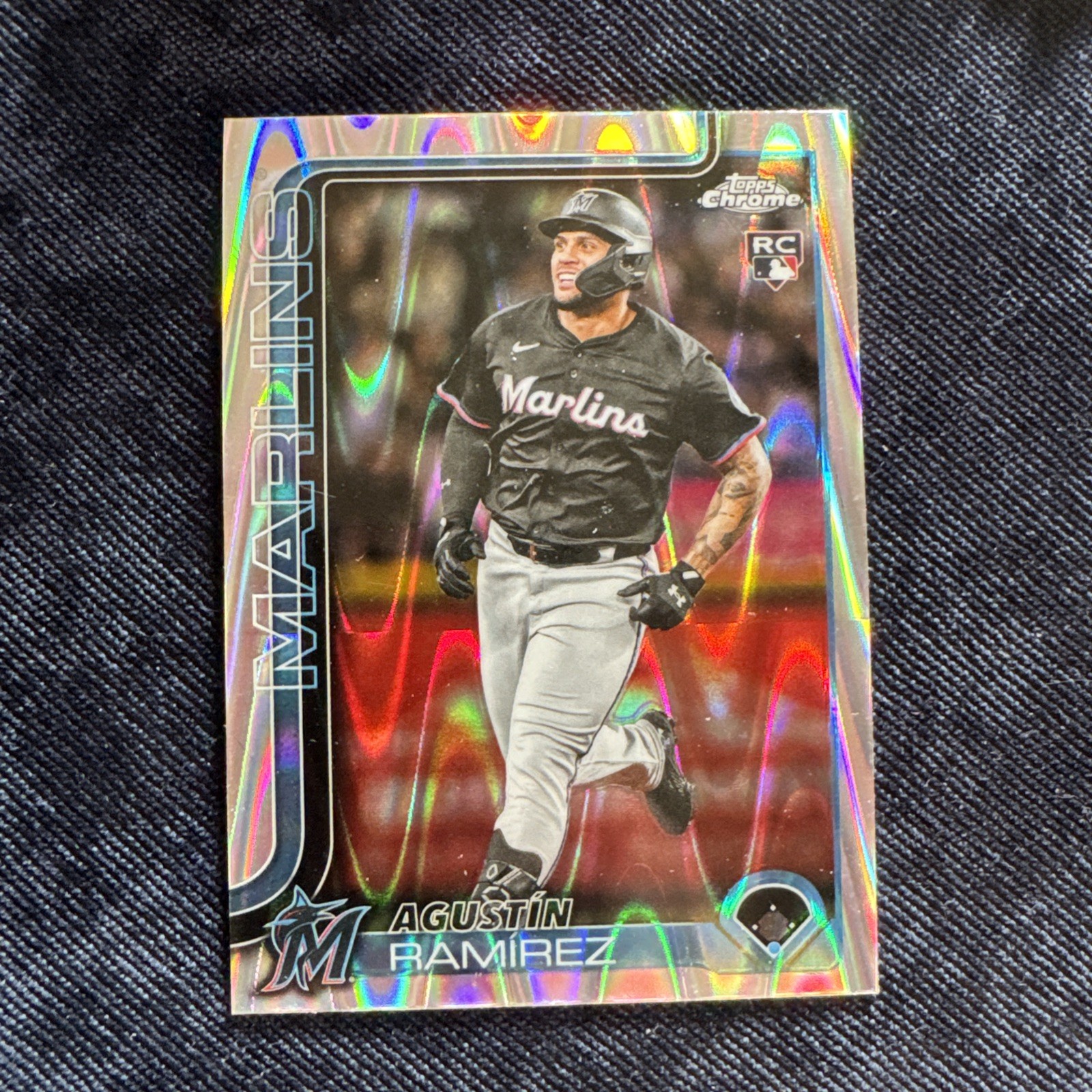 2025 Topps Chrome Update Series - Agustin Ramirez #USC200 RayWave Refractor (RC)