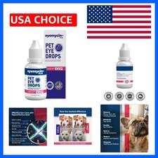 EYEMYCIN pet Eye Drops 1 fl oz Eye Drops for Dogs and Cats Vet-Recommended Do...