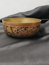 Vintage Small Brass Bowl Singing Bowl Yoga Meditation Buddhism 4"