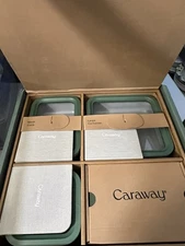 Caraway Home Kitchen Food Storage Set Ceramic Non-stick Coated  23 Piece Set HTF