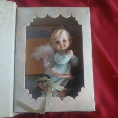 Little Miracles by Marie Osmond May Angel Doll Porcelain Mini Emerald New in Box