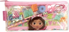 Gabby's Dollhouse Kids School Supplies Stationery Set Pencil Case for Girls