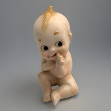 Ancienne poupée Kewpie en biscuit 5" vers 1915-1925 Allemagne ailes moulées - Early Kewpie