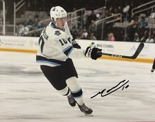 Maveric Lamoureux Signed 8x10 Photo! UTAH MAMMOTH Young STAR! W/COA