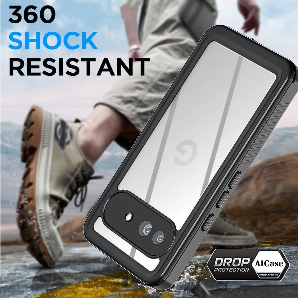 Funda impermeable a prueba de golpes resistente completamente sellada para Google Pixel 9a 6,3" Foto 4 de 4