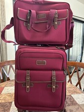 Samantha Brown 22 inch Messenger Bag Carry On Set-NEW