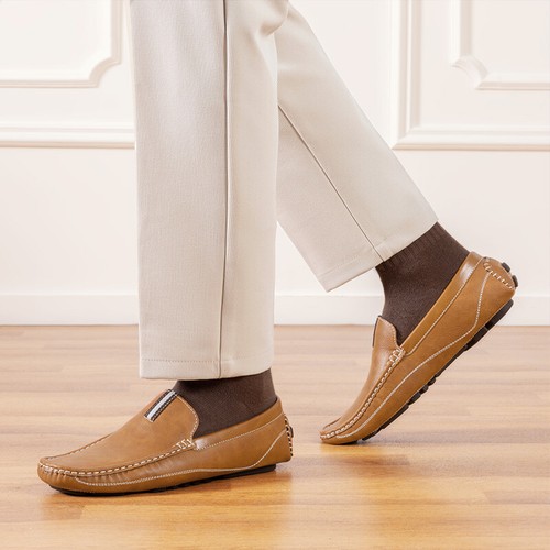 Men's Driving Moccasins Penny Loafers Slip on Ultra-soft Lightweight Shoes - Picture 5 of 33